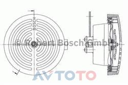 Сигнал звуковой Bosch 0320223025