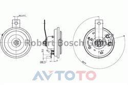 Сигнал звуковой Bosch 9320332009