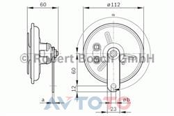 Сигнал звуковой Bosch 0986320310