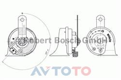 Сигнал звуковой Bosch 9320335018