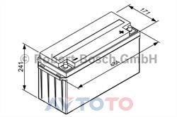 Аккумулятор Bosch 0092L60050