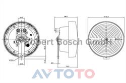 Сигнал звуковой Bosch 0320223012