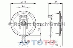 Сигнал звуковой Bosch 0320226008