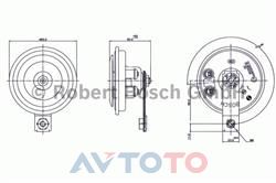 Сигнал звуковой Bosch 0986320101