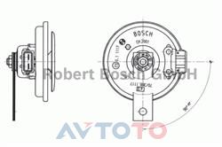 Сигнал звуковой Bosch 9320332027