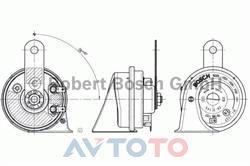 Сигнал звуковой Bosch 6033FB1214