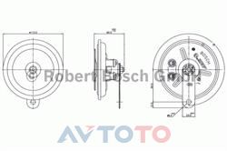 Сигнал звуковой Bosch 0986320394