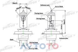 Лампа Patron PLH47570