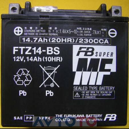 Batteria moto FURUKAWA FTZ14 BS 